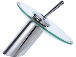 Grifo Mezclador Tipo Cascada De Acero Inoxidable Para Lavabo De Baño Con Control Preciso De Agua Fría Y Caliente.