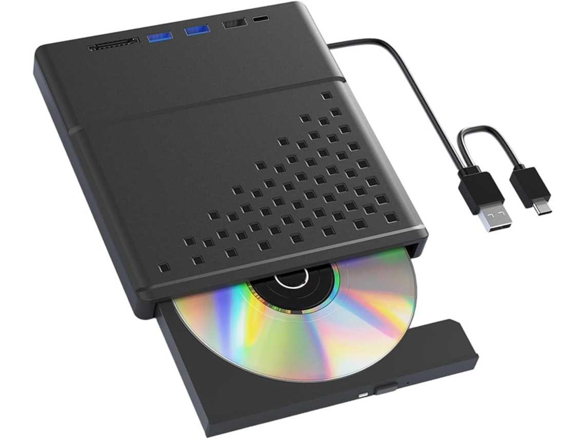Unidad De Cd Portátil Usb 3.0, Unidad Óptica Externa Para Ordenador