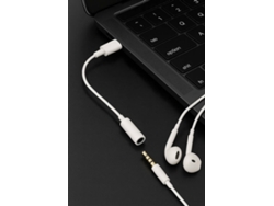 Cable GOODIS JACK 3.5 TYPE-C Blanco