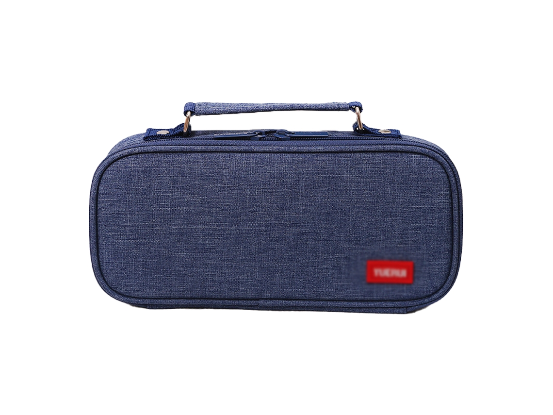 VIVILIYYA Caixa De Lápis De Grande Capacidade, Bolsa De Caneta Organizador Com Zipper Multi Compartamentos Durável