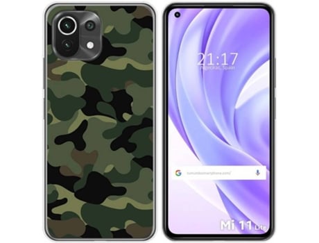 Carcasa Xiaomi Mi 11 Lite 4G / 5G / 5G NE TUMUNDOSMARTPHONE Camuflaje Multicolor