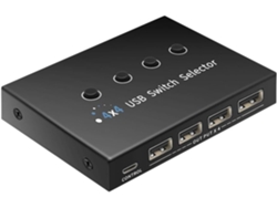 Adaptador Conmutador Kvm Usb 2.0 De 4 Salidas, Concentrador, Divisor De Impresora Para Pc