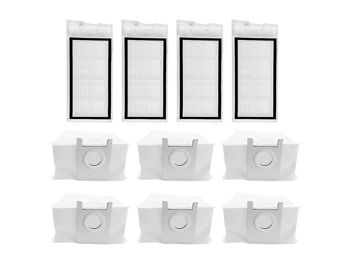 Válido para aspiradora robot Xiaomi Roidmi Eve Plus con filtro HEPA y bolsa para polvo.