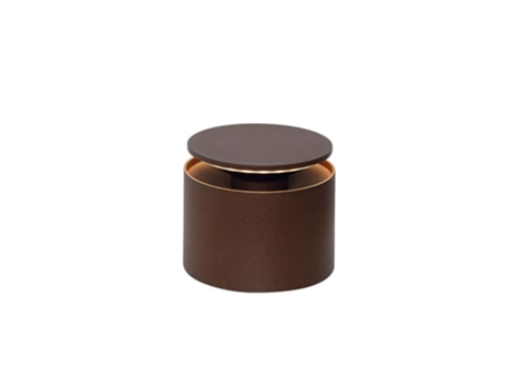 Lámpara de mesa LED push up corten portátil y recargable ZAFFERANO