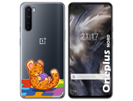 Carcasa OnePlus Nord TUMUNDOSMARTPHONE Dibujos Transparente Multicolor