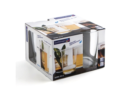 Vasos LUMINARC (53 cl - Transparente - Vidrio)
