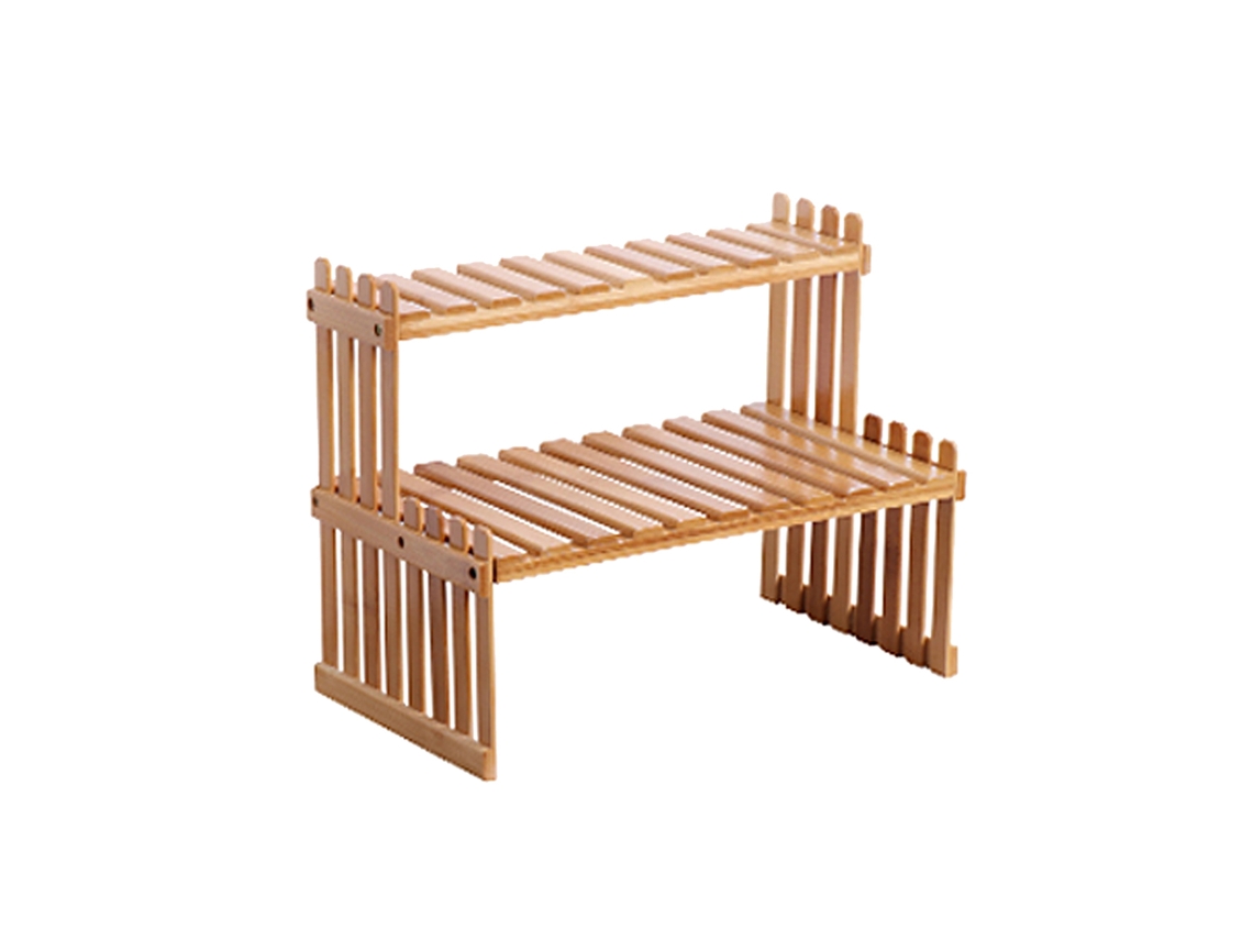 Estantería De Bambú Para Plantas, Estantería De Sobremesa O Encimera, Organizador De Jardín, Estante De Almacenamiento Para Armario, Ideal Para Sala De Estar O Dormitorio Infantil.