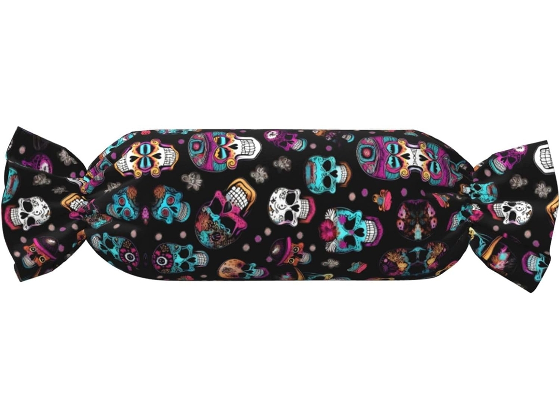 Almohada Cilíndrica Forma Azúcar Felpa Poliéster Espuma Viscoelástica Resistentes Ajustable Fácil Soporte