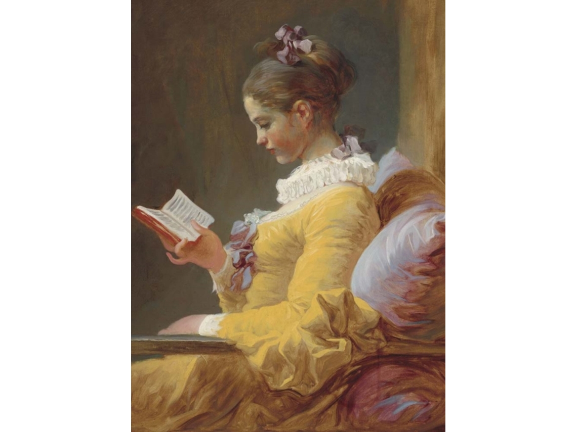 Libro A Young Girl Reading Notebook de Jean-Honore Fragonard (Inglés)