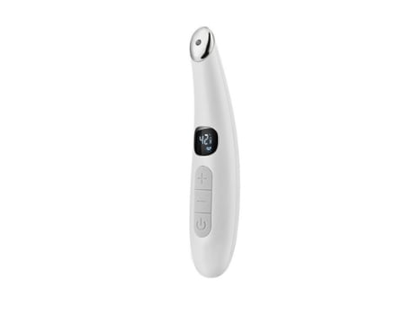 Masajeador Facial Masajeador de Ojos Círculo/Hinchazón/Removedor de Arrugas 37C a 45C Masaje Vibratorio Controles Fáciles Ergonómico Blanco BISBISO...