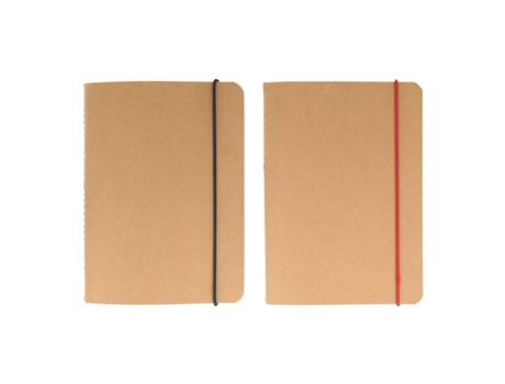 2 cuadernos cuadriculados con gomas ARTEMIO
