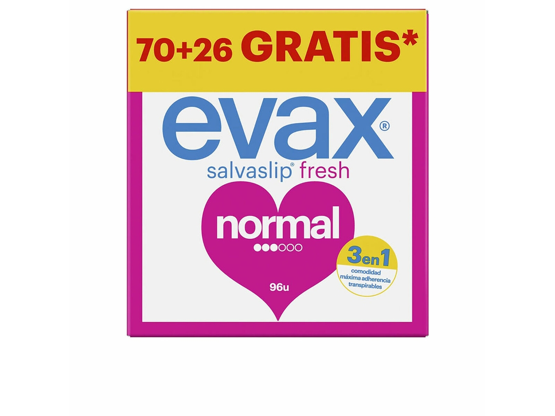 Salvaslip Normal Evax Normal 96 Unidades