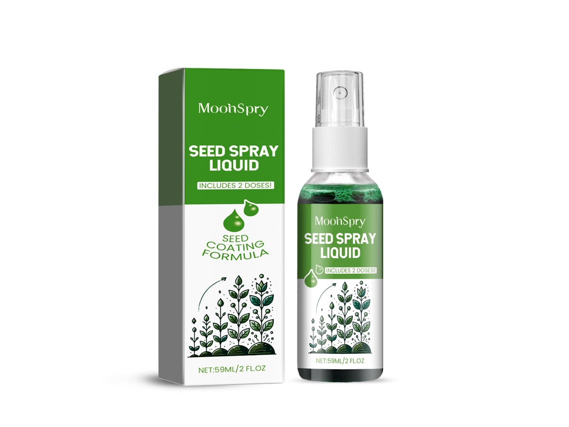 Siembra líquida en aerosol para césped verde