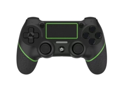 Mando inalámbrico MDUG compatible con USB y Bluetooth para dispositivos Sony (negro/verde)