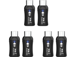 Adaptador Transmisor/receptor De Audio Para Sistema De Guitarra Midi Recargable (3 Unidades)
