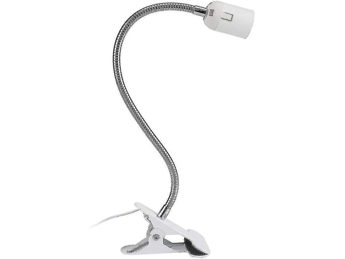 Lâmpada De Pinça Com Base E27 De Cobre Puro, Gooseneck Flexível 360°, Multiuso Para Mesa, Plantas, Tatuagem
