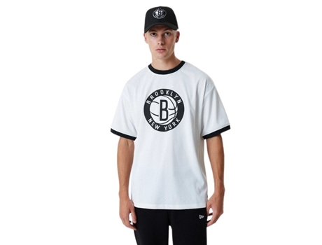 Camiseta con logotipo de malla Brooklyn Nets NBA Logo S