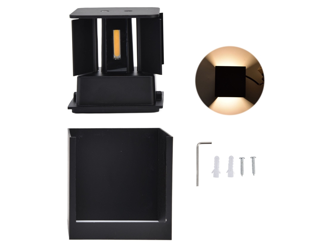 Lámpara De Pared 3, 9 Pulgadas Con Ángulo Luz Ajustable, Ahorro Energía, Respetuosa El Medio Ambient