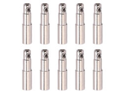 10 Conectores Banana Hembra Chapados En Oro De 4 Mm Para Esc, Motor, Batería Y Equipos Eléctricos.