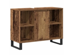 Maison Exclusive - Gabinete De Baño Con Estante Madera Vieja 80 X 33 X 60 Cm