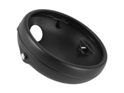 Faro LED de motocicleta de 7 pulgadas compatible con soporte de montaje Harley