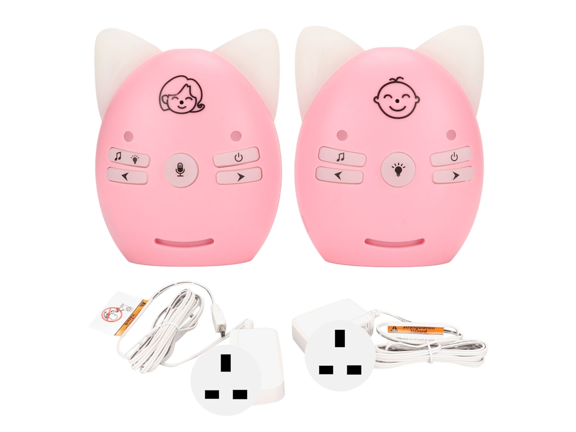 Monitor Inalámbrico Para Bebés Con Intercomunicador De Audio Bidireccional Y Luz Nocturna Para El Cuidado Del Bebé.