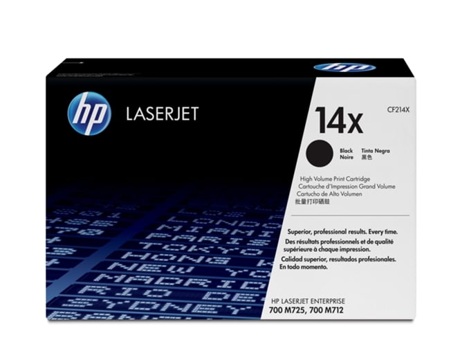 Cartucho de tóner original LaserJet HP 14X de alta capacidad negro para Laserjet Enterprise 700 M725 y 700 M712