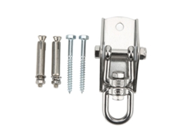 Ganchos de yoga de acero inoxidable con tornillos para colgar