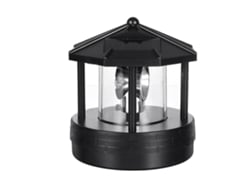 Luminária solar LED giratória à prova d'água para decoração de jardins, gramados e pátios.