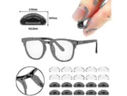 26 pares de ganchos de silicona antideslizantes para las orejas de las gafas, pegatinas para gafas y almohadillas nasales Rosewell