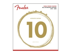 Fender 880xl 80/20 dura-tone com revestimento 10-48