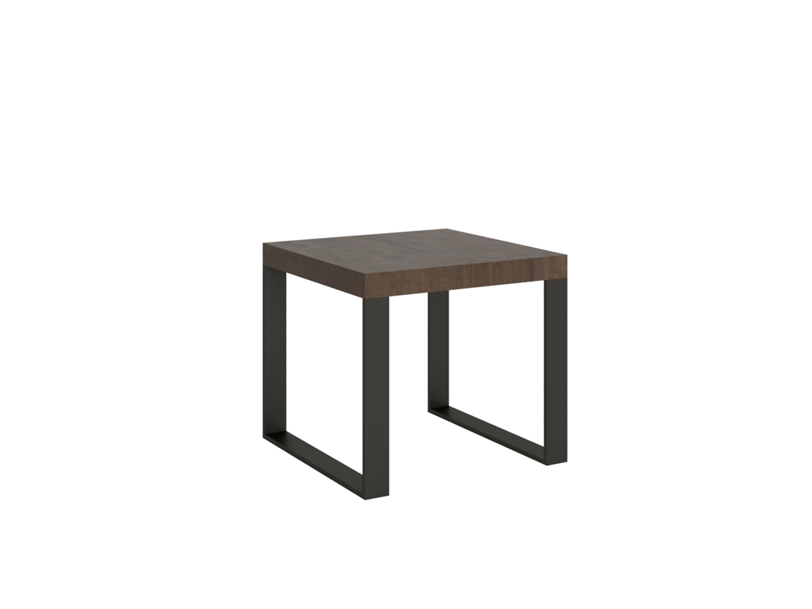 Mesa de Comedor ITAMOBY Tecno (90x90/246 - Paneles de Melamina - Nogal)