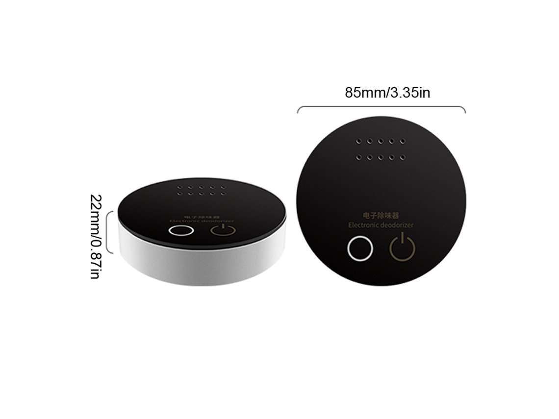 Purificador De Aire Portátil Inteligente, Mini Desodorizante Con Terapia De Ozono Para Refrigerador, Armario, Automóvil Y Baño.