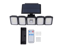2026velora-luz Solar Exterior 5 Cabezas Ip65 Impermeable Inducción Infrarroja 300 Led Luz De Pared Para Jardín