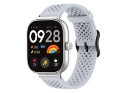 Correa para Xiaomi Band 9 Pro / Redmi Watch 6 / 5 - Silicona transpirable - Hebilla de acero negra
