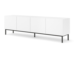 Muebles Tv FURNLUX Ravenna C (Blanco, Madera Contrachapada - 200X42X58 Cm)