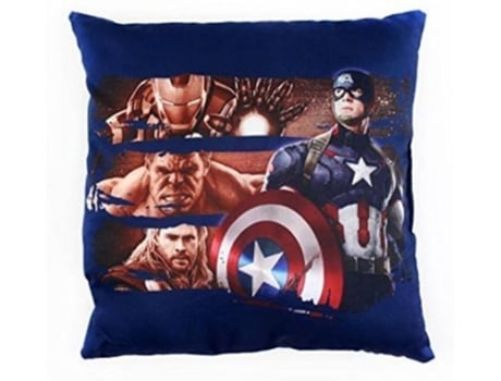 Cojín AVENGERS (Azul - Poliéster - 40 x 40 x 12 cm)