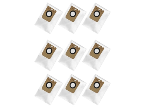 9pcs para xiaomi mijia lydsto r1a hd-stytj-b08 hd-stytj-w08 saco de pó