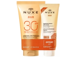 Sun Lait Solaire Fondant Visage Et Corps Spf30 150 Ml + Champú de Ducha Gratis para Después Del Sol 100 Ml NUXE