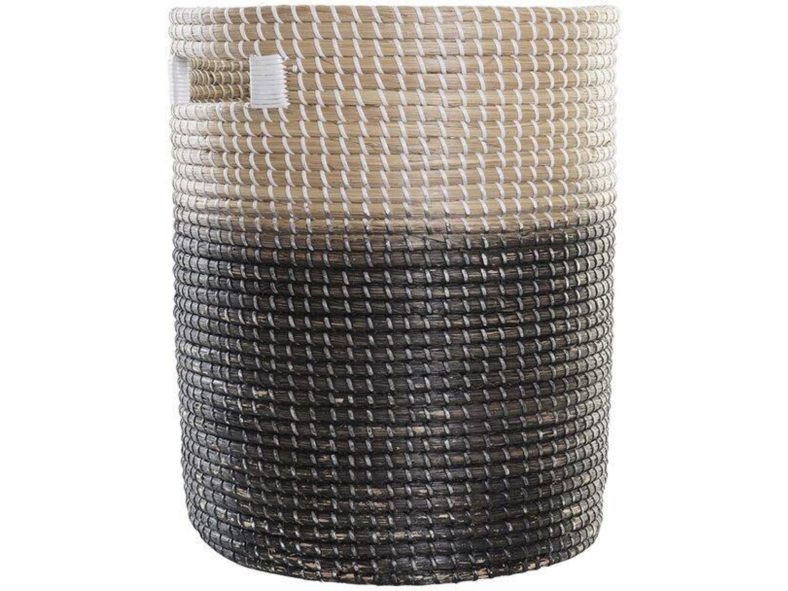 Cesta DKD HOME DECOR (Beis - Hierba Marina - 33x33x43 cm)