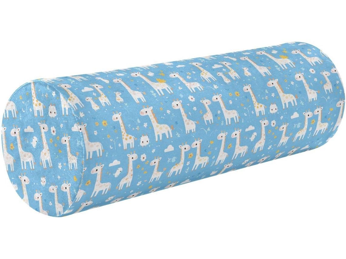 Almohadas Redondas Espuma Viscoelástica Cómodo Soporte Dormir Regalo