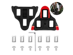 Juego de calas para bicicleta con flotabilidad de 6 grados para ciclismo en interiores y de carretera, para hombre y mujer.