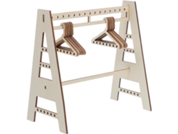 Soporte Multifuncional Madera Collares Diseño Compartimentos Único Elegante Organizador Joyas Decoración