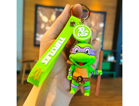 Llavero ZHAOJUNFACAI Donatello Teenage Mutant Ninja Morado