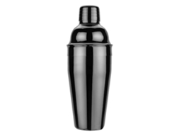 Coctelera Martini 750ml Con Colador Incorporado Negro Gertiz