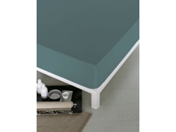 SÁBANA BAJERA VERDE OSCURO CAMA 90 ALGODÓN EXTRA SUAVE FABRICADO EN ESPAÑA NATURALS