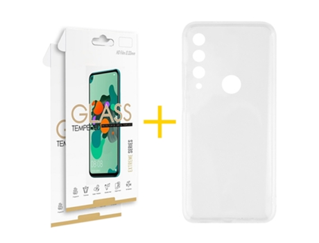 Pack 2 X Película de Vidrio Templado 2.5D Funda GANDY por Huawei P30 Lite Silicona Líquida Incoloro Clear GANDY