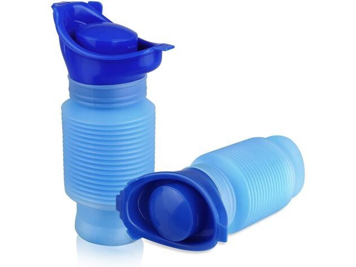 Urinario portátil de emergencia, urinarios retráctiles para hombres y mujeres, botella de orina de viaje, para coche, camping, higiene en viajes