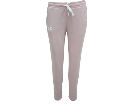 Pantalones de Mujer para Deporte UNDER ARMOUR Rival Rosa (shoes//eu/XS)