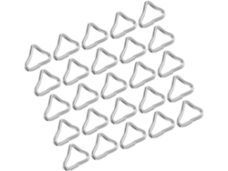 48 Piezas De Hebillas Triangulares En Forma De V Para